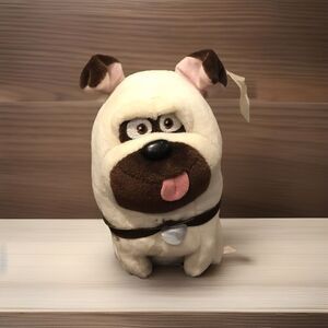 Ty Beanie Baby Mel The Pug Dog Secret Life of Pets 2016 Retired Plush 6" No Tag